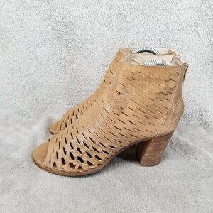 Piampiani Shoes Womens EU 36 US 5.5  Brown Leather Italian Booties *Read*